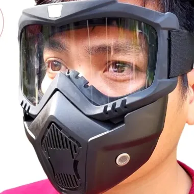 Bộ Kính Bảo Hộ Cao Cấp Chống Dịch, Gió Bụi & Nước - Face Shield Giá Rẻ 84k 1 Bộ Kính Bảo Hộ Cao Cấp Chống Dịch, Gió Bụi & Nước - Face Shield Giá Rẻ 84k 1