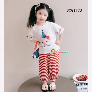 Bộ Quần Áo Bé Gái CHOUCHOU Siêu Xinh - Dây Kitty Phối Quần Loe Cute CC03 Giá Cực Sỉ 130k 5 Bộ Quần Áo Bé Gái CHOUCHOU Siêu Xinh - Dây Kitty Phối Quần Loe Cute CC03 Giá Cực Sỉ 130k 5
