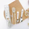Bộ Thìa Dĩa Đũa Tập Ăn Cho Bé Honper Kèm Hộp - Giảm 20% Còn 73500đ 1
