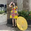 Bộ Trang Phục Dân Tộc Mông Mèo Đỏ Đen - Giá Rẻ 415k - Hàng VIP Chất Lượng Cao 3