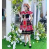 Bộ Trang Phục Dân Tộc Mông Mèo Đỏ Đen - Giá Rẻ 415k - Hàng VIP Chất Lượng Cao 5
