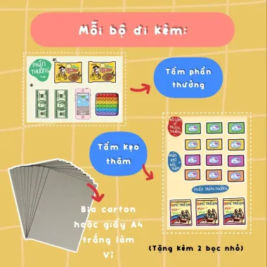 Bộ Tranh Đồ Chơi Giấy Cô Tiên Xanh Vỉ Trúng Thưởng Giảm 17% Chỉ 32.000đ