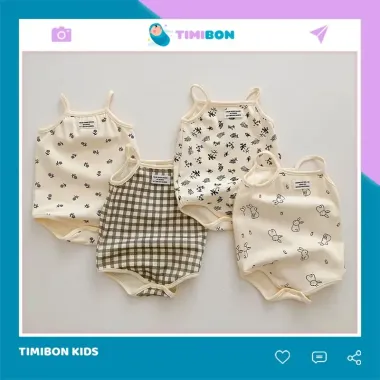 Body Kẻ Đen Có Mũ Cho Bé 3-12kg - Bodysuit Loại 1 Giá Rẻ Chỉ 220k | Tiết Kiệm 55k