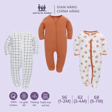 Body Kẻ Đen Có Mũ Cho Bé 3-12kg - Bodysuit Loại 1 Giá Rẻ Chỉ 220k | Tiết Kiệm 55k