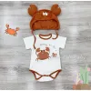Body Kẻ Đen Có Mũ Cho Bé 3-12kg - Bodysuit Loại 1 Giá Rẻ Chỉ 220k | Tiết Kiệm 55k 5