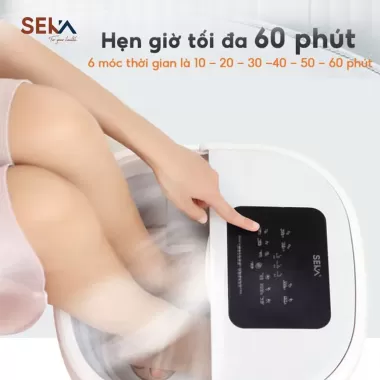 Bồn máy chậu ngâm chân massage hồng ngoại có sục khí, con lăn không tự động 10 Bồn máy chậu ngâm chân massage hồng ngoại có sục khí, con lăn không tự động 10
