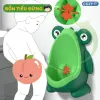 Bồn tiểu tập bô GUSTAVA, bồn cầu bô đứng gắn tường, thiết kế khủng long chống bắn nước tiểu có thể tháo rời cho bé trai 4