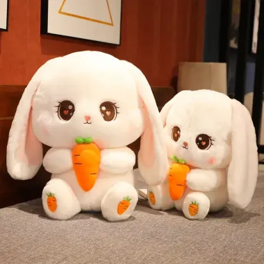 Búp Bê Nhồi Bông Thỏ Đ boss Cute - Quà Tặng Sinh Nhật &amp; Ngày Trẻ Em - Giá Chỉ 93500đ 1