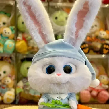 Búp Bê Nhồi Bông Thỏ Đ boss Cute - Quà Tặng Sinh Nhật &amp; Ngày Trẻ Em - Giá Chỉ 93500đ 4