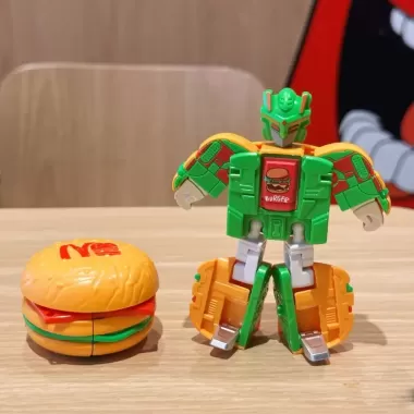 Burger &amp; Khoai tây chiên Robot biến hình - Biến Dạng Robot Kép Hình Thức,Dục Quà Tặng Sinh Nhật 10