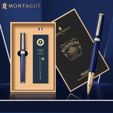 Bút Bi Ký Tên Montagut Màu Bạc Cao Cấp Khắc Tên Miễn Phí - Quà Tặng Sang Trọng GIÁ CỰC SỐC 325k