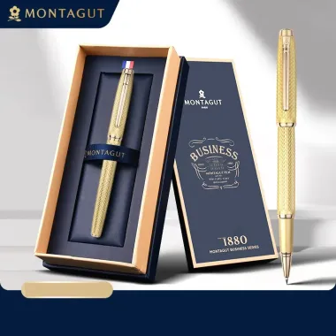 Bút Bi Ký Tên Montagut Màu Bạc Cao Cấp Khắc Tên Miễn Phí - Quà Tặng Sang Trọng GIÁ CỰC SỐC 325k