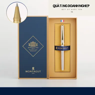 Bút Bi Ký Tên Montagut Màu Bạc Cao Cấp Khắc Tên Miễn Phí - Quà Tặng Sang Trọng GIÁ CỰC SỐC 325k 5 Bút Bi Ký Tên Montagut Màu Bạc Cao Cấp Khắc Tên Miễn Phí - Quà Tặng Sang Trọng GIÁ CỰC SỐC 325k 5