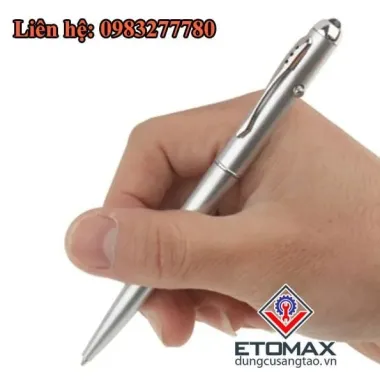 Bút Bi Mực Tàng Hình Vỏ Crom Sang Trọng Tặng Pin - Giảm 39000 VND 4