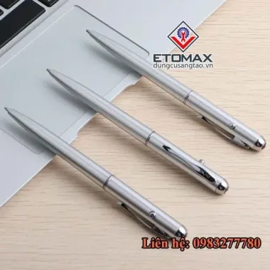 Bút Bi Mực Tàng Hình Vỏ Crom Sang Trọng Tặng Pin - Giảm 39000 VND 6