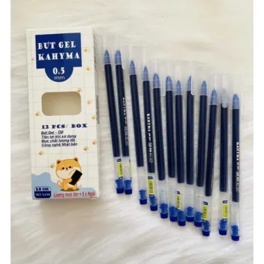 Bút GEL Kahyma hộp 12 cây mực 30 ống giá chỉ 45k giảm từ 54.450 đồng 1