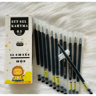 Bút GEL Kahyma hộp 12 cây mực 30 ống giá chỉ 45k giảm từ 54.450 đồng 3