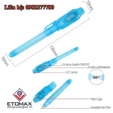 Bút Tàng Hình ET1 Ánh Sáng Tím Siêu Cấp - Giảm 3150đ Còn 15000đ 6