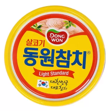 Cá ngừ trắng Hàn Quốc đóng hộp Dongwon Light Standard 150g/ 250g 4 Cá ngừ trắng Hàn Quốc đóng hộp Dongwon Light Standard 150g/ 250g 4