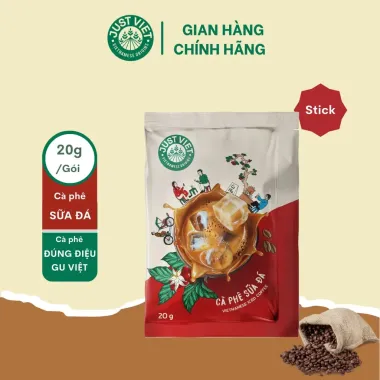 Cà Phê Cappuccino Sữa Đá Just Viet Stick - Đúng Gu Việt Sánh Đậm Tự Nhiên Giá Tốt 5465đ 3