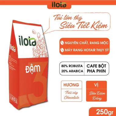 Cà phê nguyên chất Ilota3 rang mộc pha phin - Giảm 9000đ chỉ còn 22000đ - Đậm đà, thơm ngon 4 Cà phê nguyên chất Ilota3 rang mộc pha phin - Giảm 9000đ chỉ còn 22000đ - Đậm đà, thơm ngon 4
