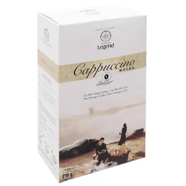 Cà phê Trung Nguyên Cappuccino hộp 216g(12gói ×18g) 1