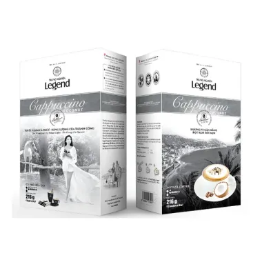 Cà phê Trung Nguyên Cappuccino hộp 216g(12gói ×18g) 5
