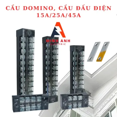 CÀU ĐẤU ĐIỆN DOMINO 15A-45A 4P 6P 12P - Giá Chỉ 5750 VNĐ 3 CÀU ĐẤU ĐIỆN DOMINO 15A-45A 4P 6P 12P - Giá Chỉ 5750 VNĐ 3