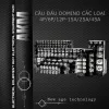 CÀU ĐẤU ĐIỆN DOMINO 15A-45A 4P 6P 12P - Giá Chỉ 5750 VNĐ 5