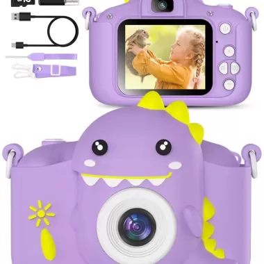 Camera kỹ thuật số AURORY 1080P, Camera silicon mềm HD 1080P, Camera đồ chơi khủng long khủng long 32GB chất lượng cao cho trẻ em 5 Camera kỹ thuật số AURORY 1080P, Camera silicon mềm HD 1080P, Camera đồ chơi khủng long khủng long 32GB chất lượng cao cho trẻ em 5