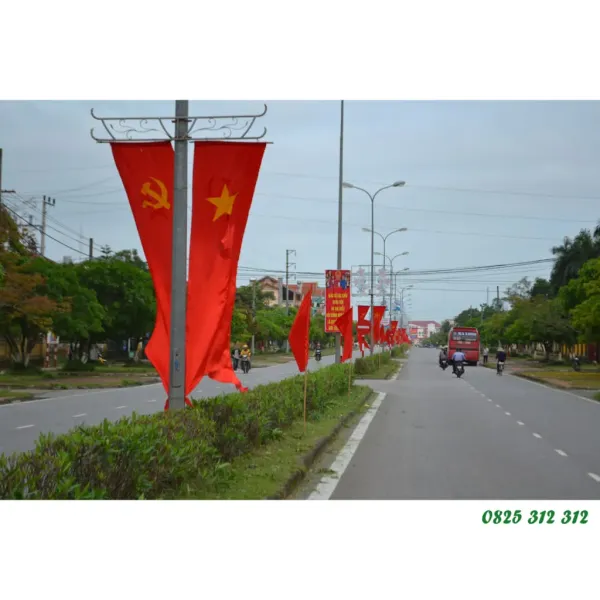 Hình ảnh sản phẩm Cán Cờ 1.2m-3m Thẳng Đẹp Giá Rẻ - Treo Cờ Tổ Quốc, Đảng, Phướn Quảng Cáo Chất Lượng