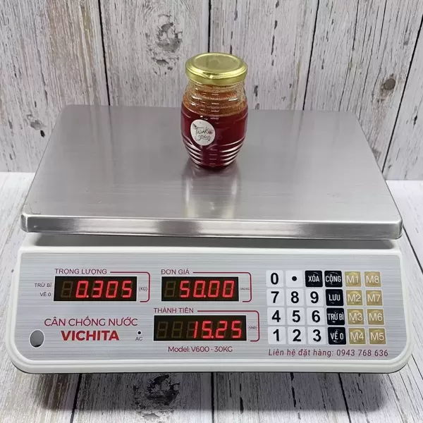 Hình ảnh sản phẩm Cân điện tử chính hãng VICHITA độ chính xác cao, thiết kế gọn nhẹ bền đẹp - Bảo hành lỗi 1 đổi 1 được tặng kèm pin