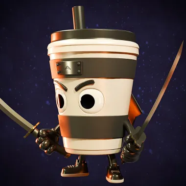 Cappuccino Assassin - Mô Hình Ninja 3D Cao Cấp Vũ Trụ Brainrot Giá Shock 85k Thay 103k 5