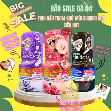 Chai Khử mùi Phòng Ngủ SUKKIRI Air- freshener tinh dầu thơm siêu khử mùi ẩm móc Phòng ngủ làm thơm không gian 400ml 5