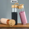 Chai Thủy Tinh Mitomo 500ml Bọc Silicon - Đựng Nước Lọc, Detox, Trái Cây Giá Tốt 167k 3