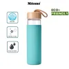 Chai Thủy Tinh Mitomo 500ml Bọc Silicon - Đựng Nước Lọc, Detox, Trái Cây Giá Tốt 167k 4