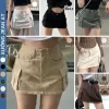Chân váy chữ A 3 LỚP bồng nhẹ cạp cao che mỡ bụng nữ có quần bảo hộ có túi women HN DESIGN mã 188 6