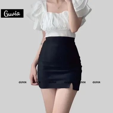 Chân Váy Công Sở Nữ Xẻ Tà Cao Cấp Mango - Thanh Lịch, Nhẹ Nhàng, Giá 99K