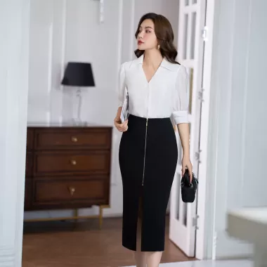 Chân váy da KiTa Shop chữ A khoá kéo xẻ tà trước có quần bảo hộ phong cách Hàn Quốc trẻ trung năng động Chân váy da KiTa Shop chữ A khoá kéo xẻ tà trước có quần bảo hộ phong cách Hàn Quốc trẻ trung năng động