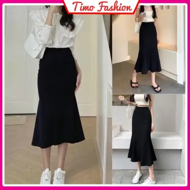 Chân Váy Đuôi Cá Da PU Lưng Cao Thời Trang Hàn Quốc Cho Nữ Giá Cực Sốc 365515Đ
