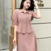 Chân Váy Đuôi Cá Midi Lưng Cao Màu Hồng Hoa Xinh Cho Nữ Giảm 17% Chỉ 250799đ