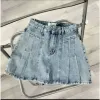 Chân Váy Jeans Nữ Cạp Cao Avocado Dáng Chữ A - Khuyến Mãi 149k Thay 190k Phong Cách Hàn 3