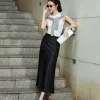 Chân váy midi hoa đỏ dáng dài xẻ tà viền sóng hè giá rẻ 209k QC cao cấp 6