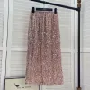 Chân Váy Nhung Chữ A Lưng Cao Kim Sa Vintage Hàn Quốc Cực Đẹp Giảm Giá 3