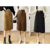 Chân Váy Nhung Chữ A Lưng Cao Kim Sa Vintage Hàn Quốc Cực Đẹp Giảm Giá 6