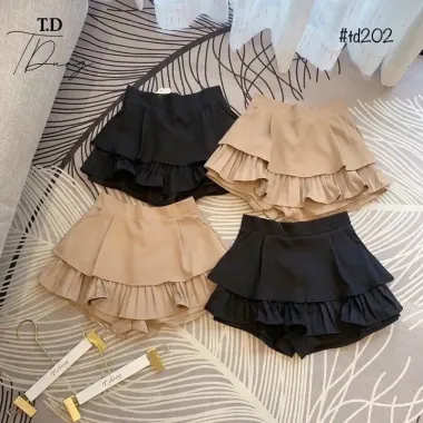 Chân váy nữ ngắn xòe li to chất liệu dày dặn - Giảm giá còn 189600đ từ 229416đ siêu đẹp