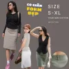 CHÂN VÁY THUN GÂN DÁNG NGẮN FORM CHỮ A GIÁ CỰC SỐC 59K 4