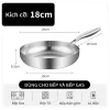Chảo Inox Liền Khối Chống Xước Gỉ - Dùng Cho Mọi Bếp - 18/20/24/26cm - Giá Chỉ 99.000Đ