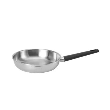Chảo Inox Liền Khối Chống Xước Gỉ - Dùng Cho Mọi Bếp - 18/20/24/26cm - Giá Chỉ 99.000Đ 3
