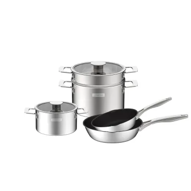 Chảo Inox Liền Khối Chống Xước Gỉ - Dùng Cho Mọi Bếp - 18/20/24/26cm - Giá Chỉ 99.000Đ 5